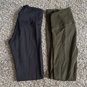 Two pairs of Lululemon Leggings Size 4